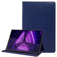 cool funda polipiel liso azul para lenovo tab m10 plus  fhd plus 2 gen 103 pulg