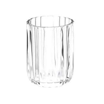 Vaso en vidrio transparente