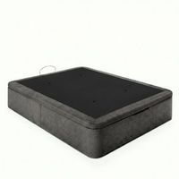 bezen canape tela deluxe  color gris antracita  35 cm de alto  tapizado en tela  80x190 cm