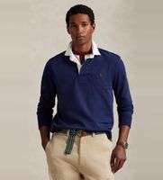 polo ralph lauren para hombre 710717115025 polo de rugby iconica marino s casual algodon manga larga