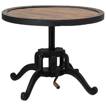Mesa De Altura Regulable Natural  D76x46