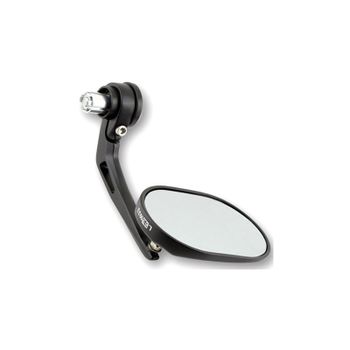 Espejo retrovisor extremo de barra Oval negro