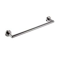 toallero de pared de acero cromado pulido de 30 cm