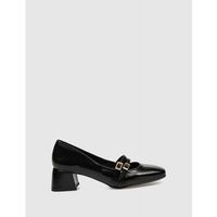 obvio zapatos de tacon zapato mayi negro para mujer