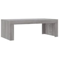 mesa de centro 102x50x36 cm madera - gris
