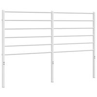 cabecero accesorio para dormir mueble de dormitorio 160 cm metal blanco tdl0202473