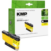 cartucho de tinta kmp 15504009 amarillo high yield 50 ml compatible brother