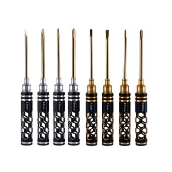 Juego de destornilladores Yunzhong de 4 piezas, destornillador Phillips de 4.0 mm y 5.0 mm, destornillador plano para el