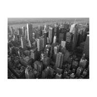 papel pintado 3d - nueva york rascacielos vista de pajaro 400x309 cm