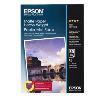 Epson S041261 A3 Matte Heavyweight Paper (50 Sheets)