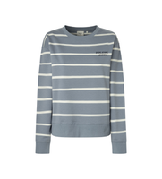 pepe jeans para mujer pl5800021 sudadera biridiana azul s casual algodon