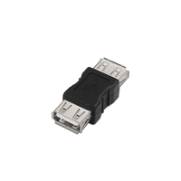adaptador aisens usb tipo a hembra en ambos extremos negro a103-0037