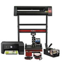 kit de ploter para corte de vinilo impresora y prensas termicas 5en1