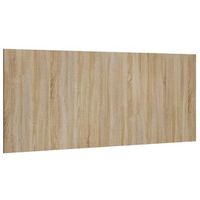 cabecero cama mueble de dormitorio de cama madera contrachapada sonoma 200 x 15 x 80 cm marron m020004896