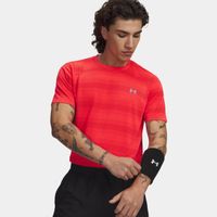 under armour velociti  camiseta de running hombres - rojo plateado