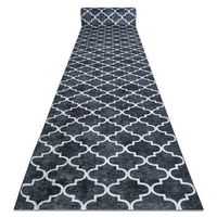 alfombra de pasillo con refuerzo de goma lotus clover 60924 trebol j 60x960 cm
