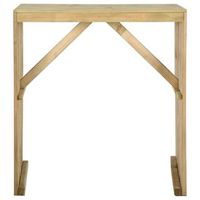 mesa de bar  mesa de bistro de madera de pino impregnada 100x60x110 cm