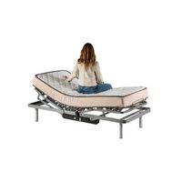 eris cama articulada electrica con colchon wite - 135cm x 190cm - mando con cable