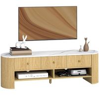 mueble tv madera zmh 140cm marmol estrias natural