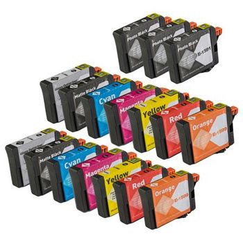 Compatible Multipack Epson T1590/T1599 2 Full Sets + 1 EXTRA Photo Black Ink Cartridges (17 Pack)