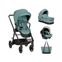 carrito de bebe 3en1 con capazo mia menta 2026