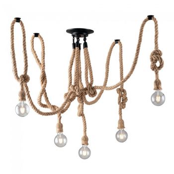 Lámpara colgante rope (5 luces)