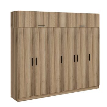 Armario Kale-7520 Dore 270x235x52 Cm