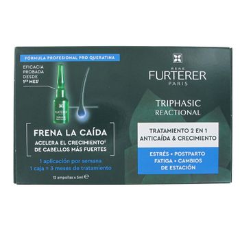 Rene Furterer Triphasic Reaccional 2 en 1 12ampollas de 5ml