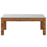 mesa centro fibra 120x60x45 cristal templado