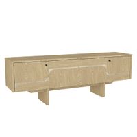 mesa de tv  150 cm rota antracita 3 puertas