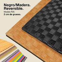 jowy 6 piezas 6m2 tatami puzzle 2cm 100x100cm r superficie r5 lineasr madera