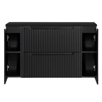 Mueble De Baño Bajo Lavabo Newport 120x60x40 Cm - Negro