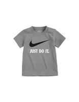 camiseta nike kids swoosh jdi ss grey infantil