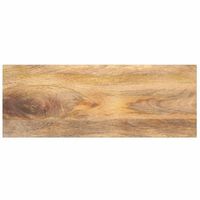 vidaxl tablero de mesa rectangular madera maciza mango 80x30x38 cm