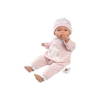 Muñeca Joelle Elefante Rosa Con Cuerpo Blandito. 38 Cm (llorens - 13848)