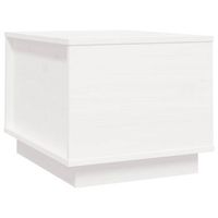 mesa de centro 40x50x35 cm madera - blanco