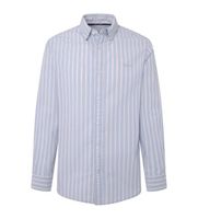 pepe jeans para hombre pm308561 camisa marius azul l casual manga larga algodon organico sostenible