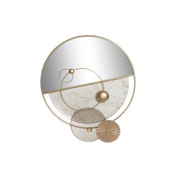 Espejo Metal Espejo 65x7,6x76 Moderno Dorado