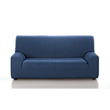 Funda De Sofá Elástica Trío (3 Plazas + Dos De 1 Plaza) Azul - Jara Casa Textil