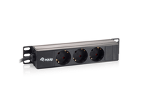 regleta alimentacion aluminio rack 10 3 tomas 1u