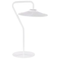 lampara de mesa led moderna 41 cm luz calida oficina estudio sala de estar blanco galetti