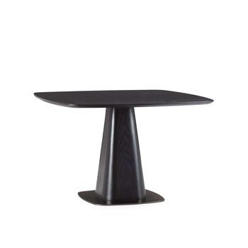 Mesa Para Comedor Cuadrada Fija Md-kora Acabado Negro Con Diseño Moderno Y Resistente