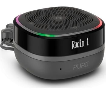 PURE StreamR Splash Portable DABﱓ Bluetooth Radio - Charcoal, Charcoal