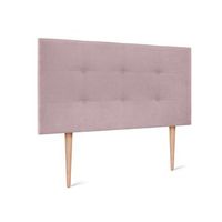 cabecero de tela aqualine capitone 90x115cm con patas camas 8090 - salmon