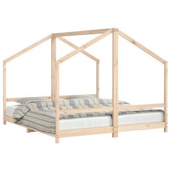 Estructura De Cama De Niños Madera Maciza De Pino 2x(90x200) Cm Vidaxl