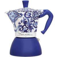 cafetera italiana bialetti moka induction dolce  gabbana 6 tazas compatible induccion y fuego abierto