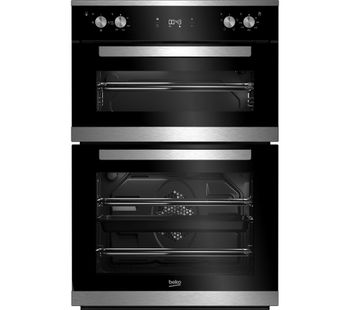 BEKO Select BXTF25300X Electric Built-under Double Oven - Stainless Steel, Stainless Steel