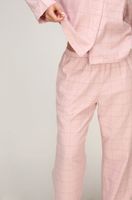 hunkemoller pantalones de pijama woven rosa