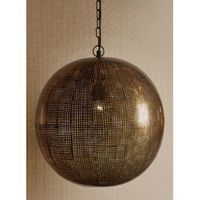 lampara techo charlotte rd cobre env y oro 40dx45 cms