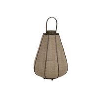 portavela yute bambu 415x415x72 natural